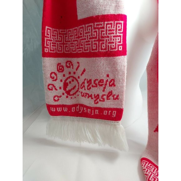 Poland knitted scarf Poland Rulez! Scarf Oddisey of the Mind 2013 - Picture 2 of 5